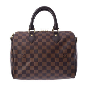 Louis Vuitton Damier Speedy Bandouliere Brown Canvas Handbag